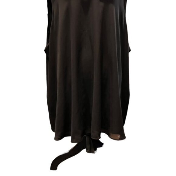 Torrid Georgette Embellished Beaded Choker‎ Tank 4X Black Neck Tie Blouse Top - Picture 5 of 14